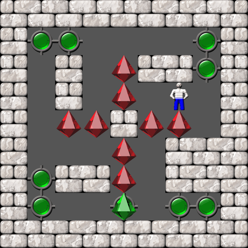 Sokoban Bugs550 collection level 120